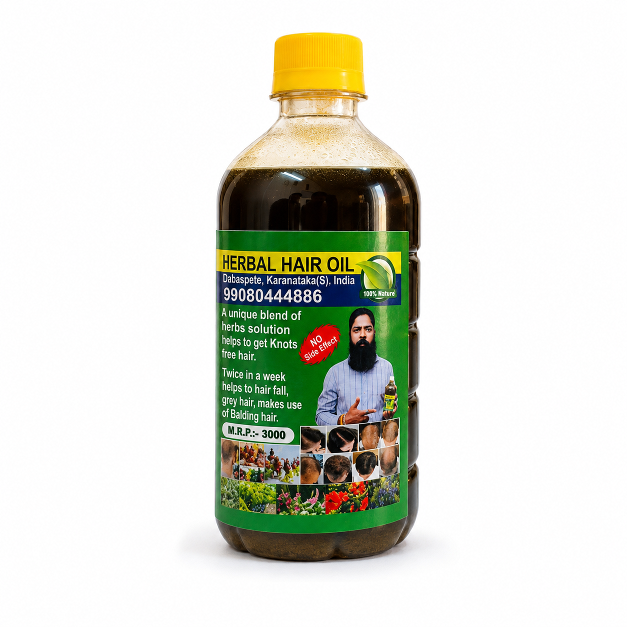 Sri Adivasi Savanthi Herbal Hair Oil (500ml)